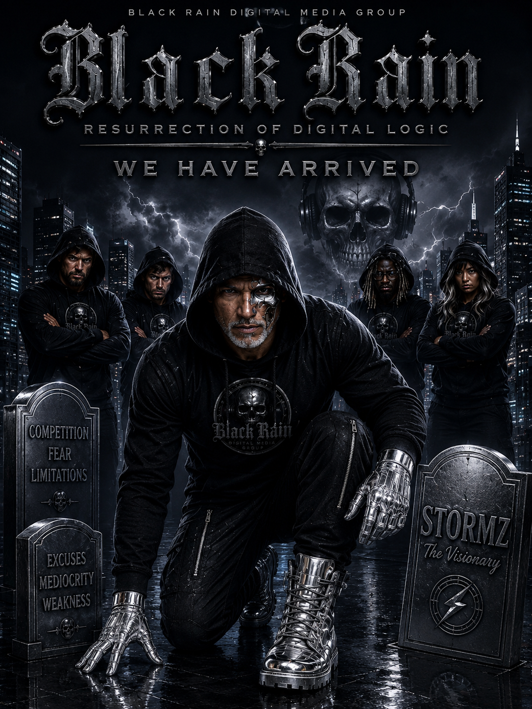 The Resurrection of Digital Logic — Issue #1: The Storm Is Coming, graphic novel cover art