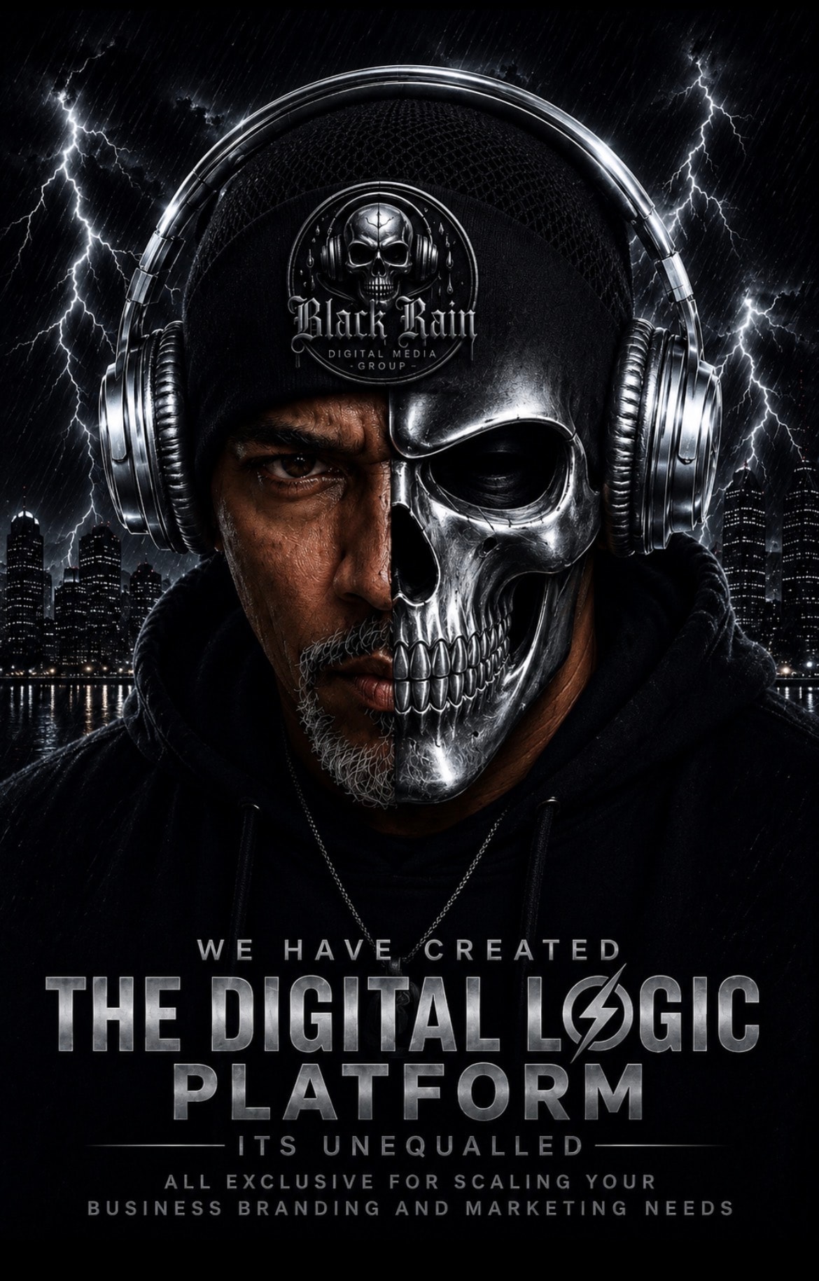 We Have Arrived — Black Rain Insane team poster for The Resurrection of Digital Logic